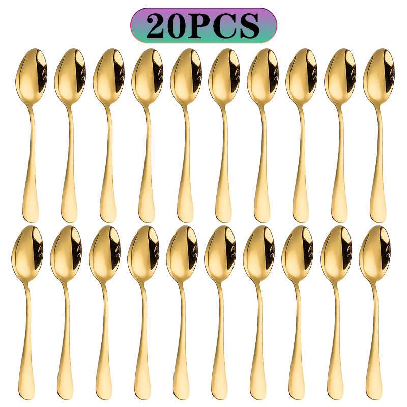 Petites cuillères dorées en ac - Kitchen Gadgets Gold avis et prix