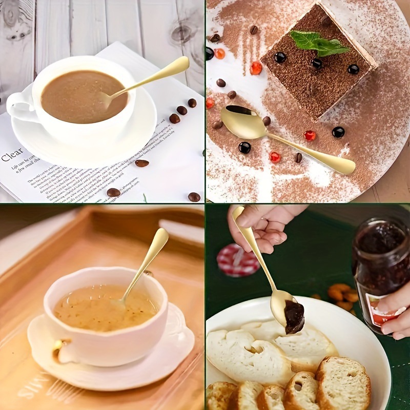 Petites cuillères dorées en ac - Kitchen Gadgets Gold avis et prix